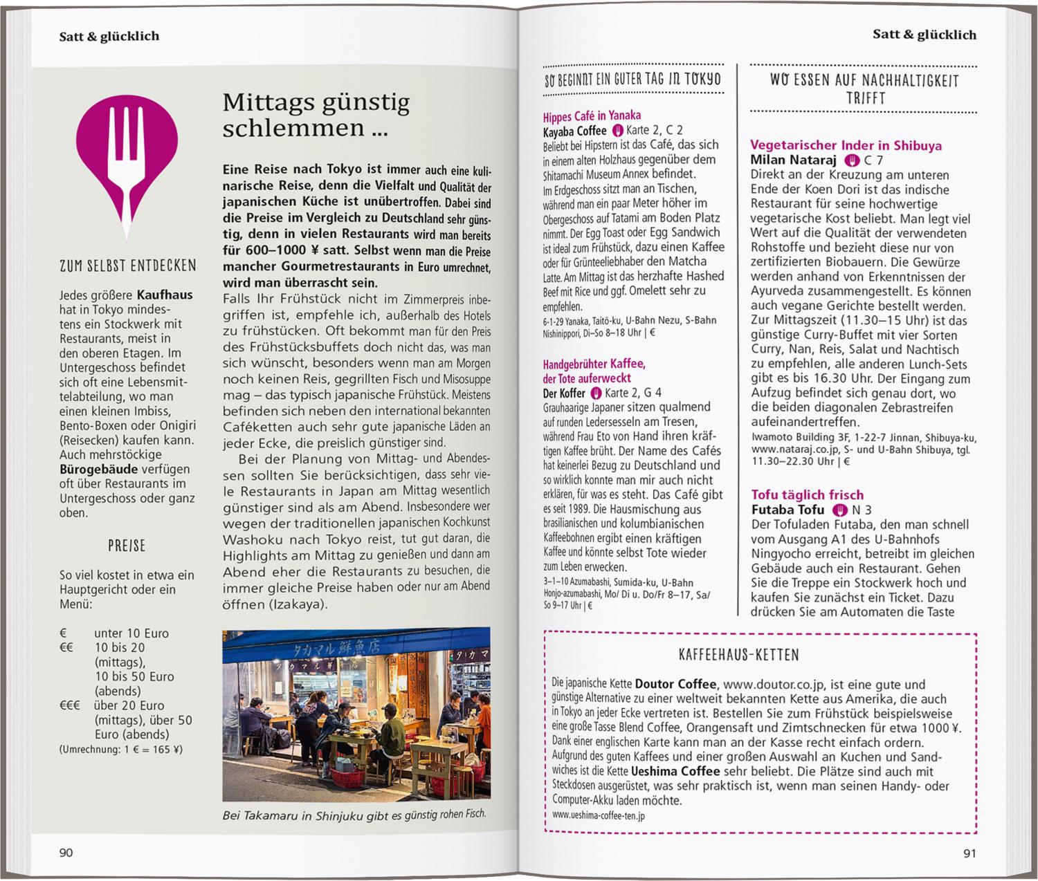 Beispielinhalt (Bild) DUMONT direkt Reiseführer Tokyo