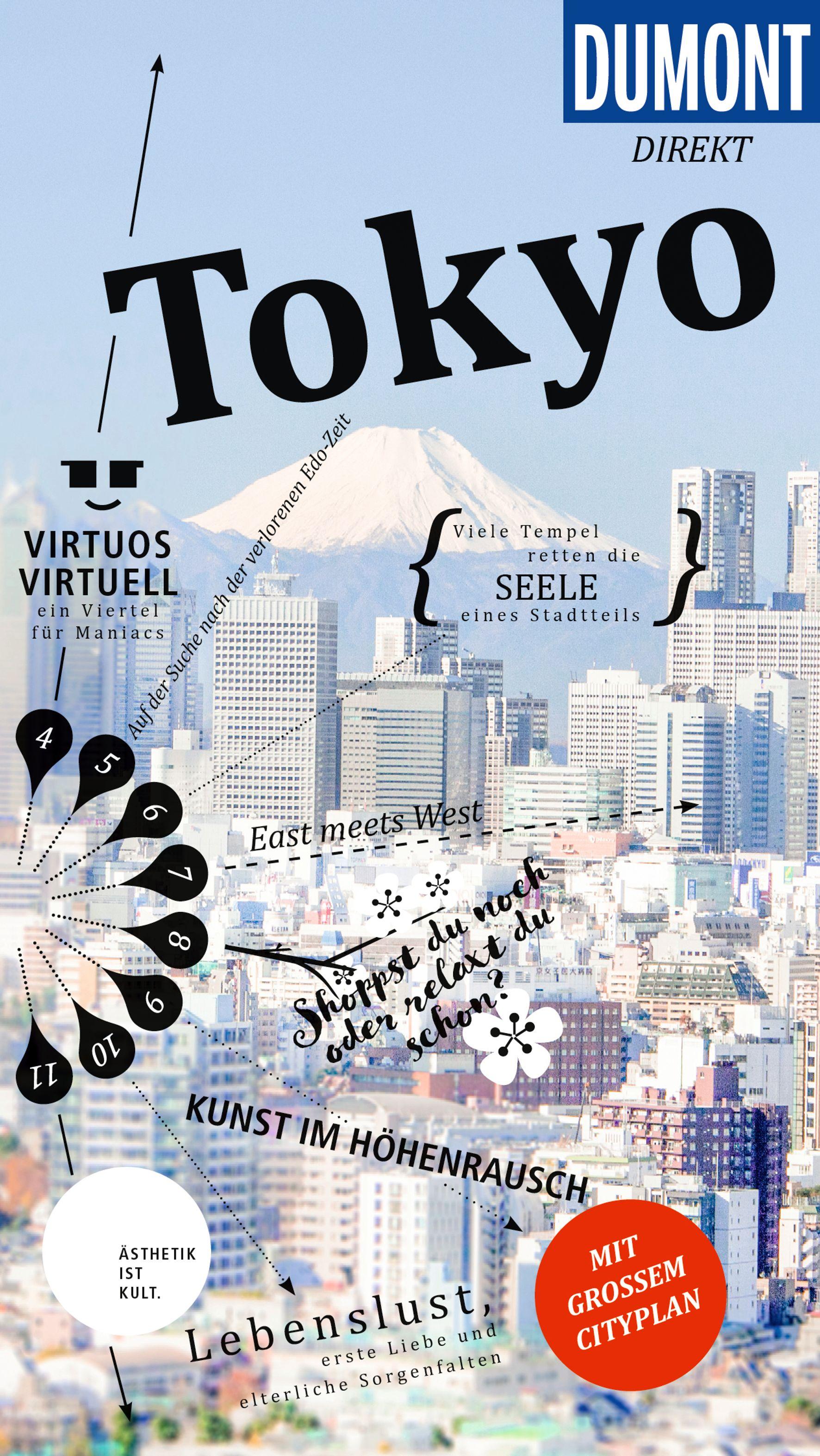 Vorderes Coverbild DUMONT direkt Reiseführer Tokyo