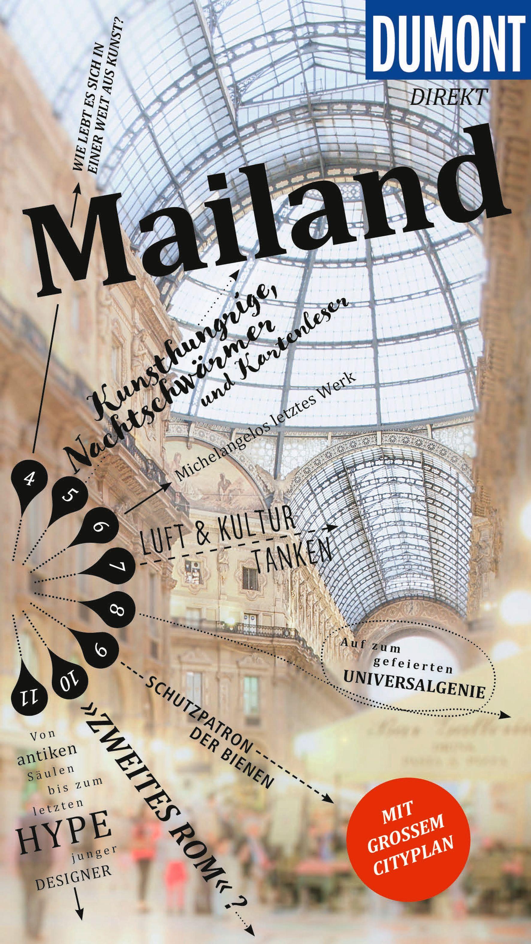 Vorderes Coverbild DUMONT direkt Reiseführer Mailand