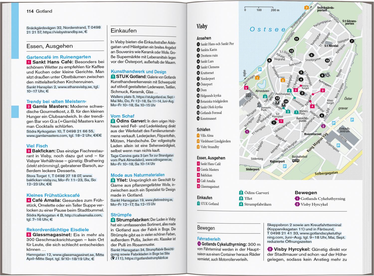 Beispielinhalt (Bild) DUMONT Reise-Taschenbuch Reiseführer Schweden, Der Süden