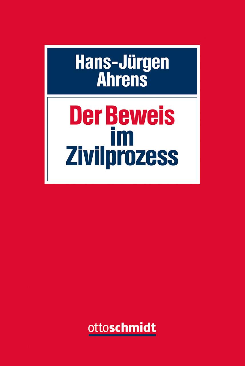 Vorderes Coverbild Der Beweis im Zivilprozess