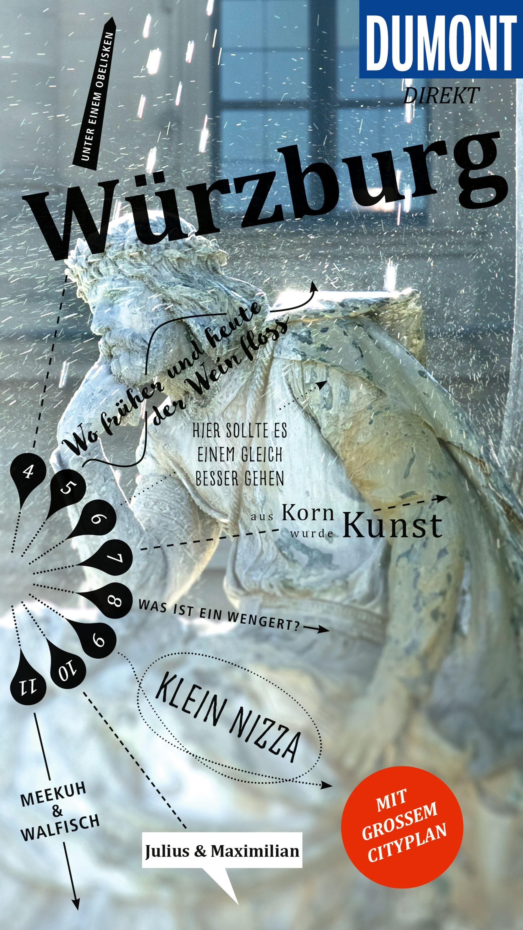 Vorderes Coverbild DUMONT direkt Reiseführer Würzburg