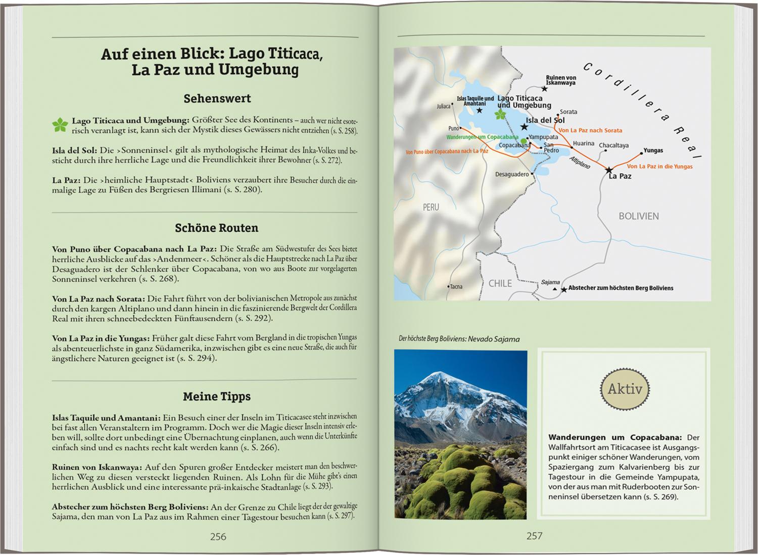 Beispielinhalt (Bild) DUMONT Reise-Handbuch Reiseführer Peru