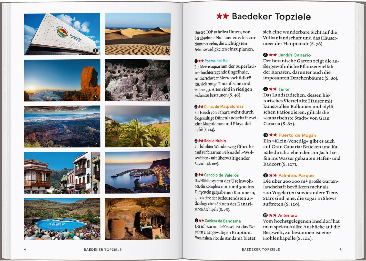 Beispielinhalt (Bild) Baedeker SMART Reiseführer Gran Canaria
