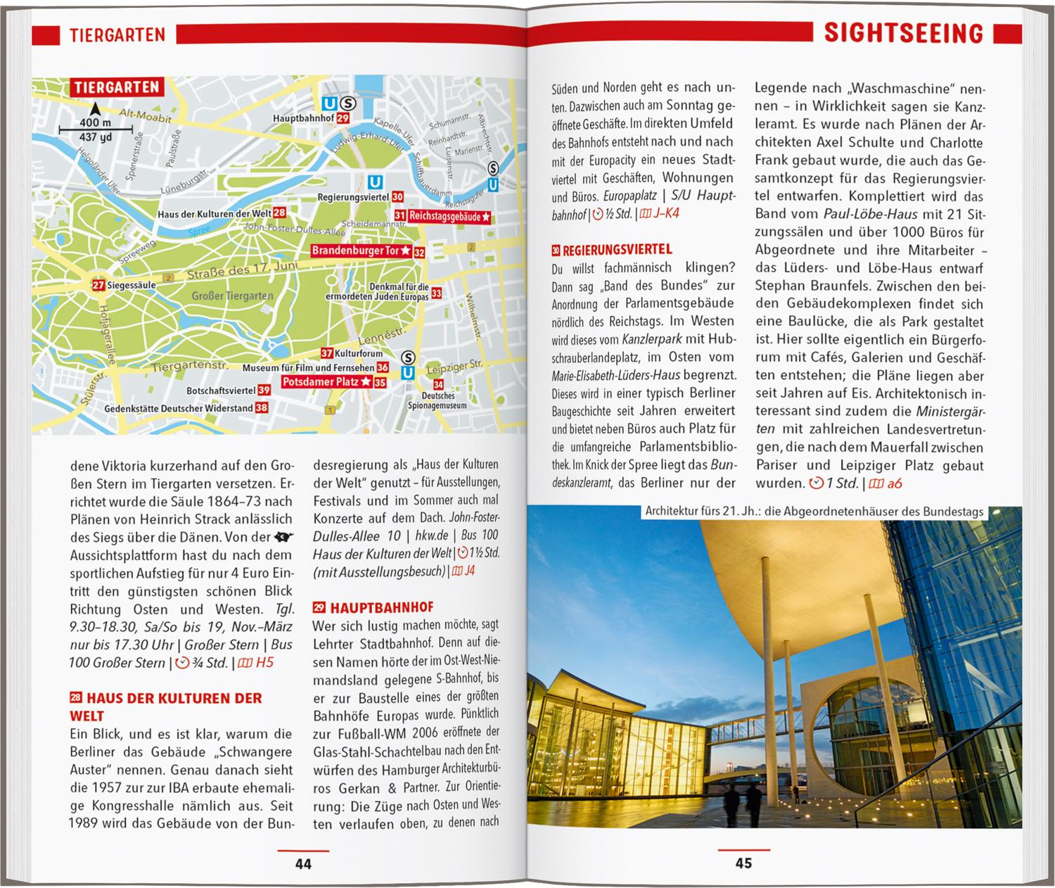 Beispielinhalt (Bild) MARCO POLO Reiseführer Berlin