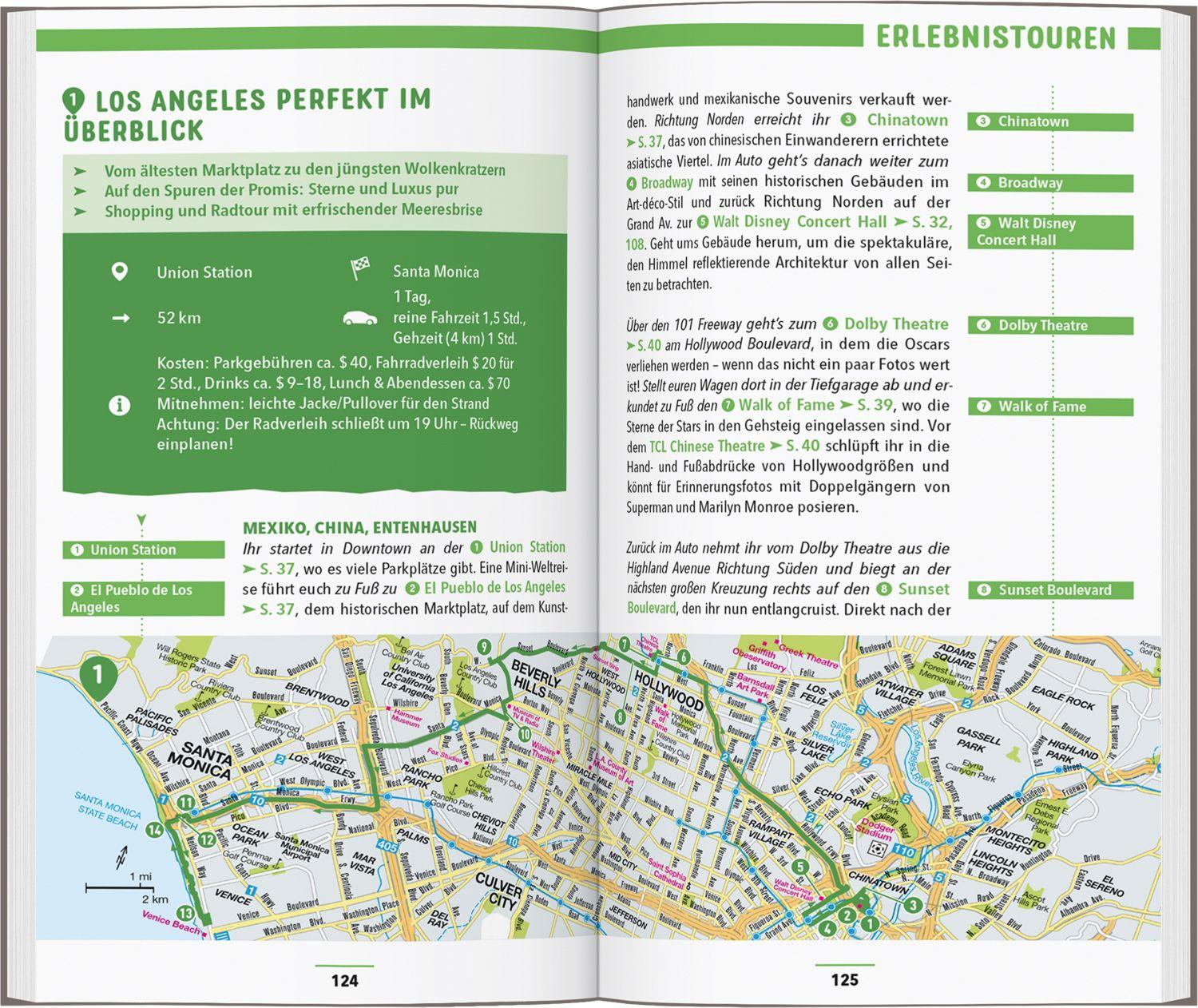 Beispielinhalt (Bild) MARCO POLO Reiseführer Los Angeles