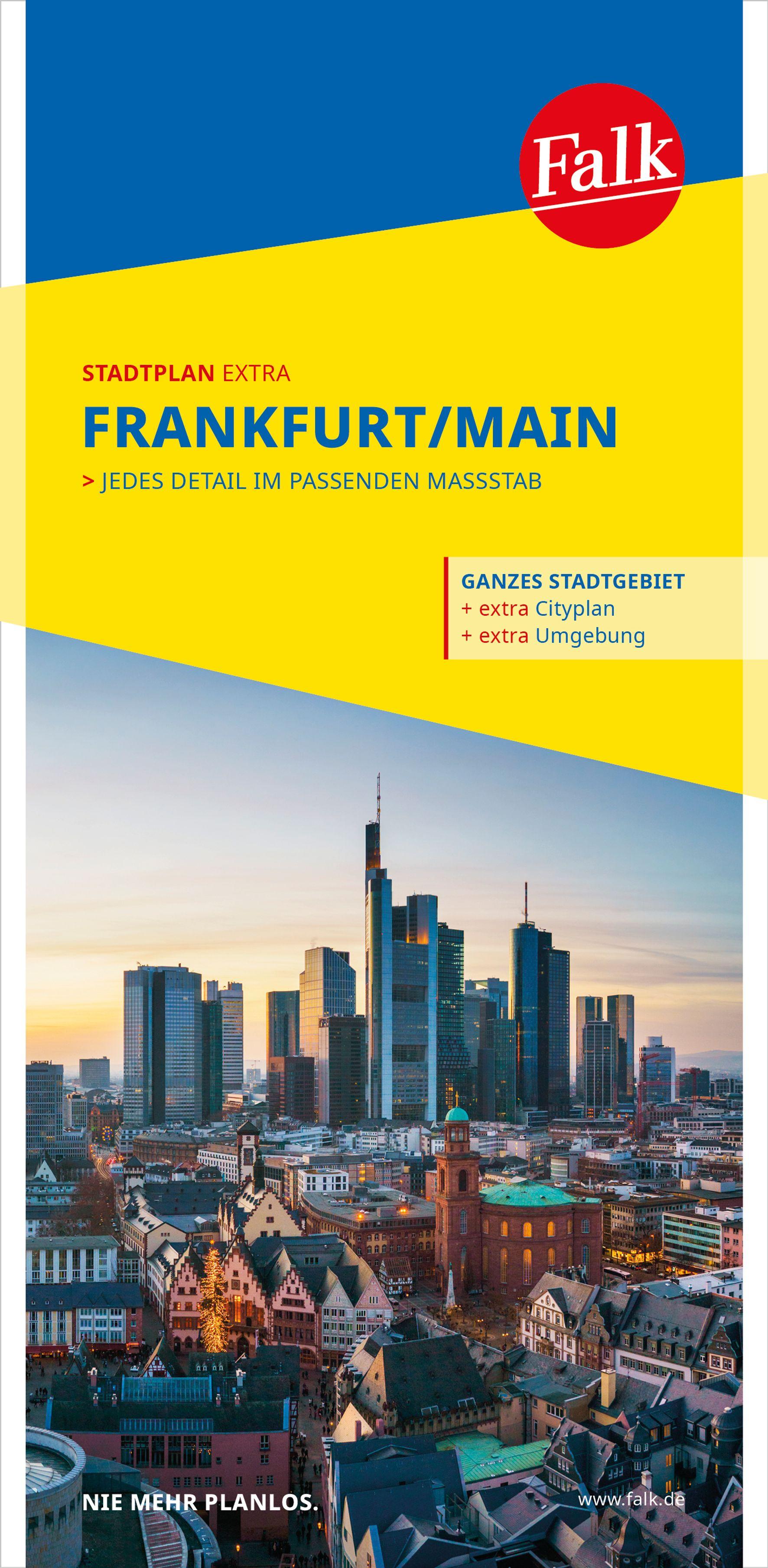 Vorderes Coverbild Falk Stadtplan Extra Frankfurt am Main 1:20.000