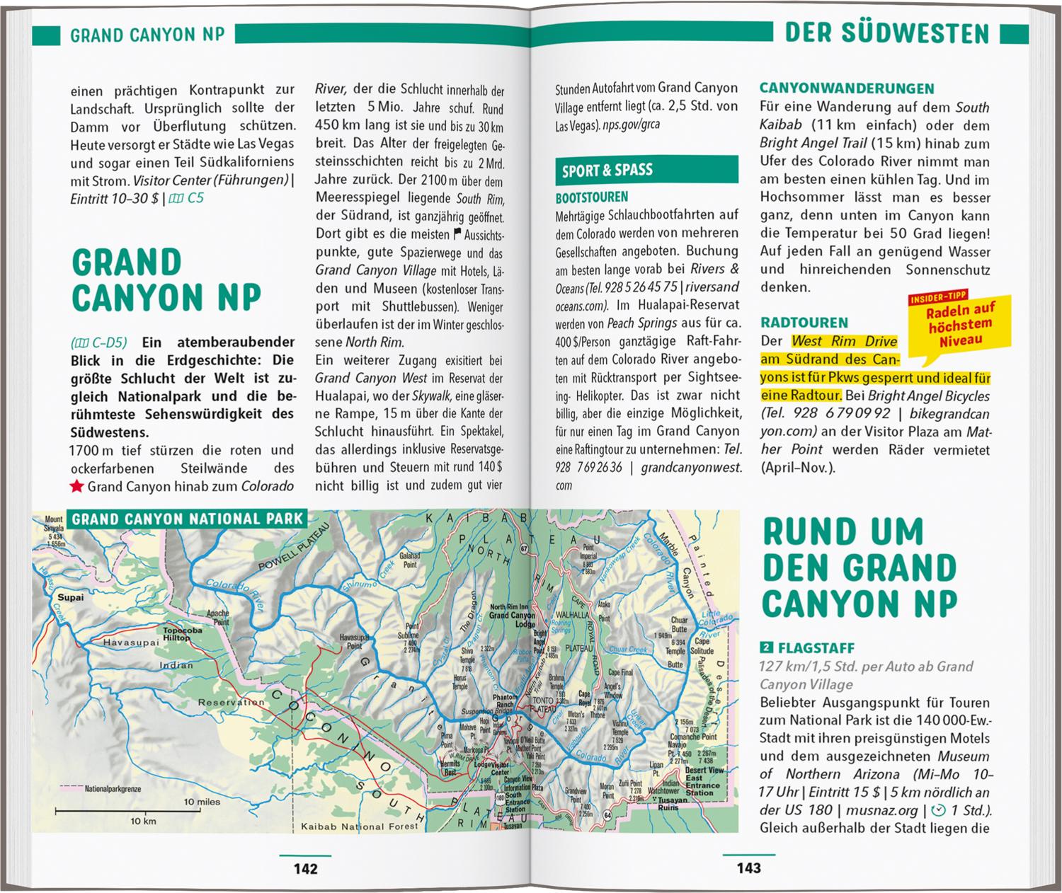 Beispielinhalt (Bild) MARCO POLO Reiseführer USA