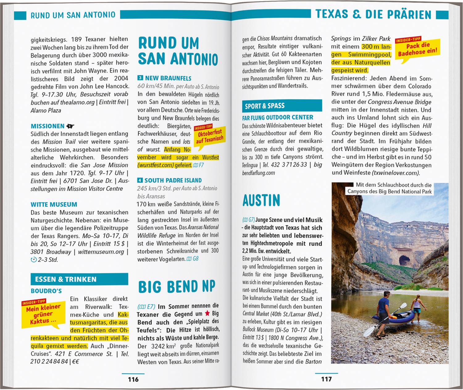 Beispielinhalt (Bild) MARCO POLO Reiseführer USA