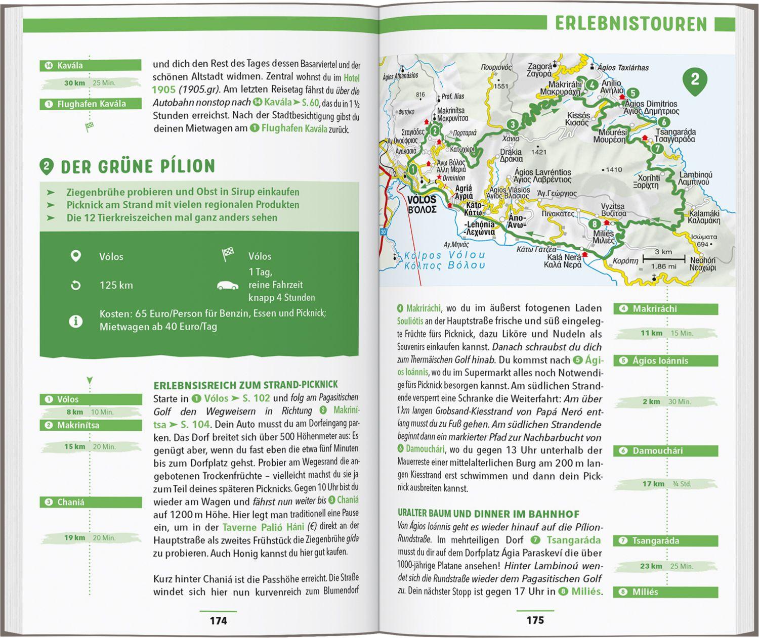 Beispielinhalt (Bild) MARCO POLO Reiseführer Griechenland Festland