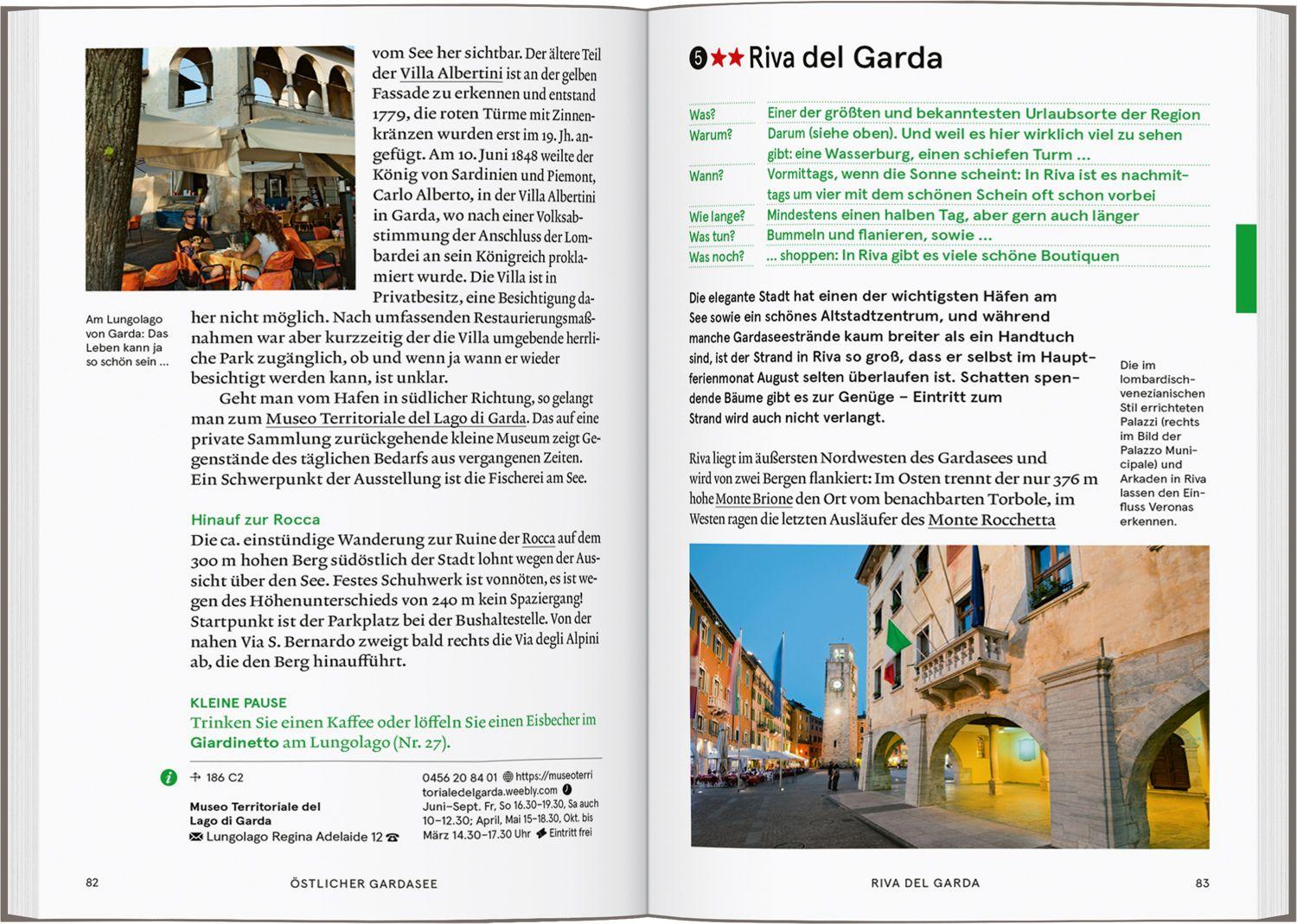 Beispielinhalt (Bild) Baedeker SMART Reiseführer Gardasee