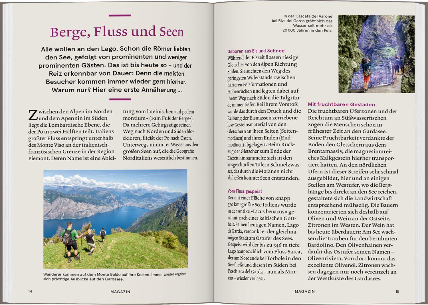 Beispielinhalt (Bild) Baedeker SMART Reiseführer Gardasee