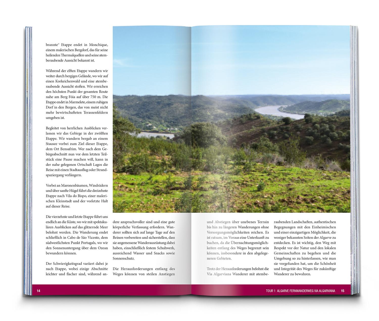 Beispielinhalt (Bild) Die schönsten Weitwanderungen und Pilgerwege