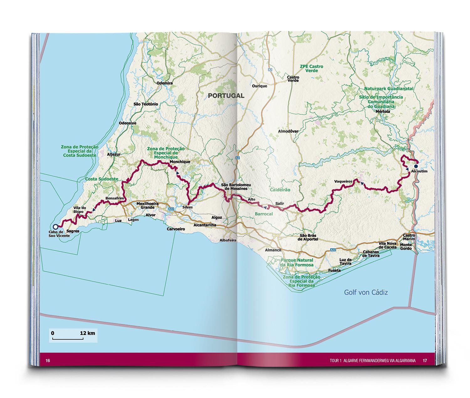 Beispielinhalt (Bild) Die schönsten Weitwanderungen und Pilgerwege