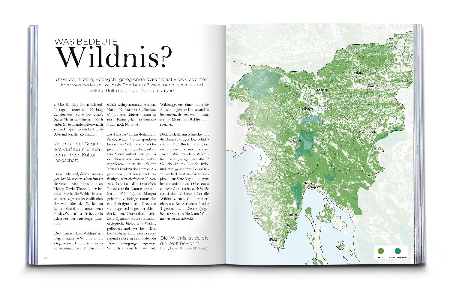 Beispielinhalt (Bild) Wilder Places - 30 Streifzüge durch ein wildes Slowenien & Istrien