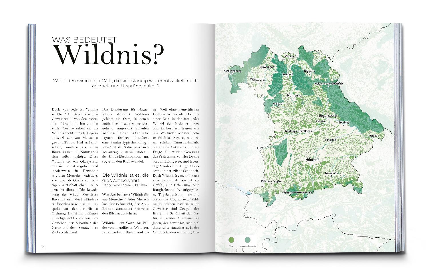Beispielinhalt (Bild) Wilder Places - 30 Streifzüge & Wandertouren - Bayerns wilde Gewässer