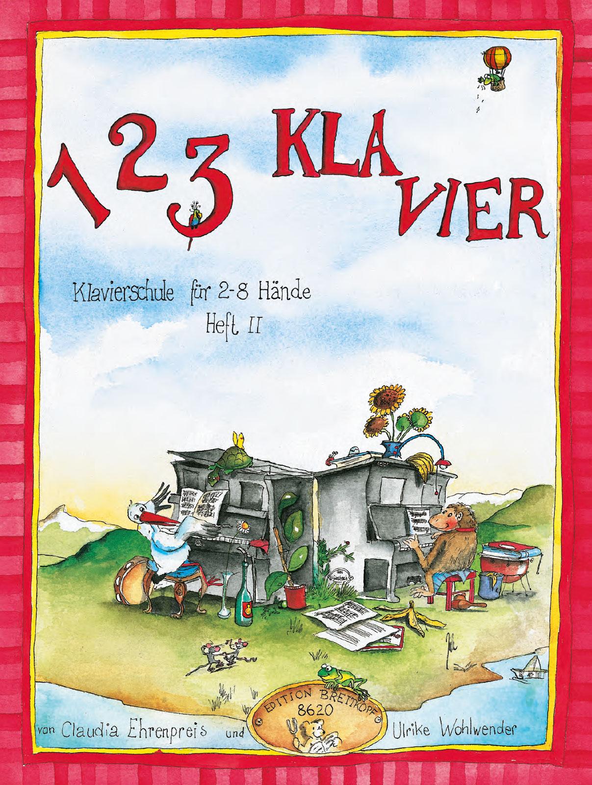 Vorderes Coverbild 1 2 3 Kla-vier Heft 2