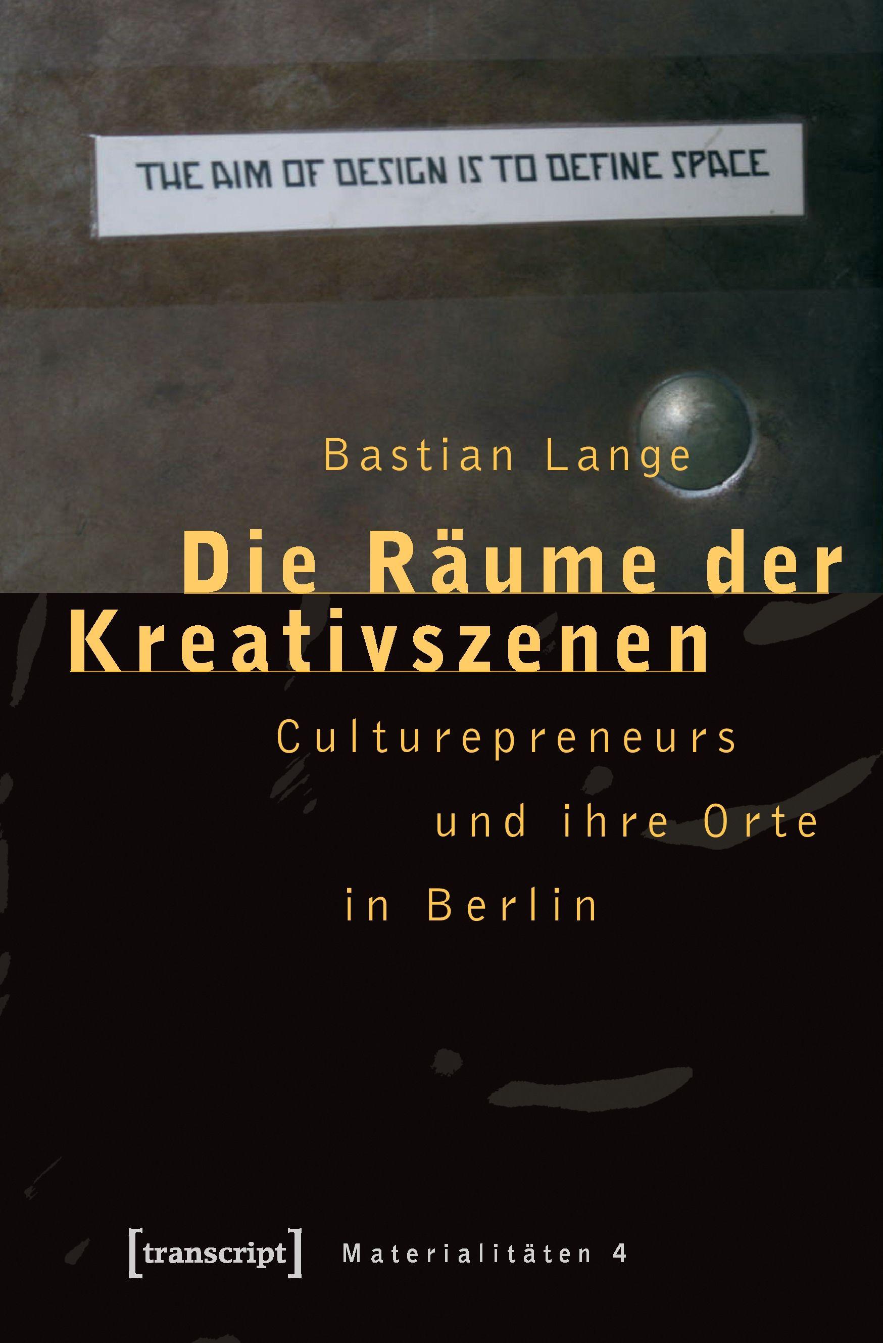 Vorderes Coverbild Die Räume der Kreativszenen