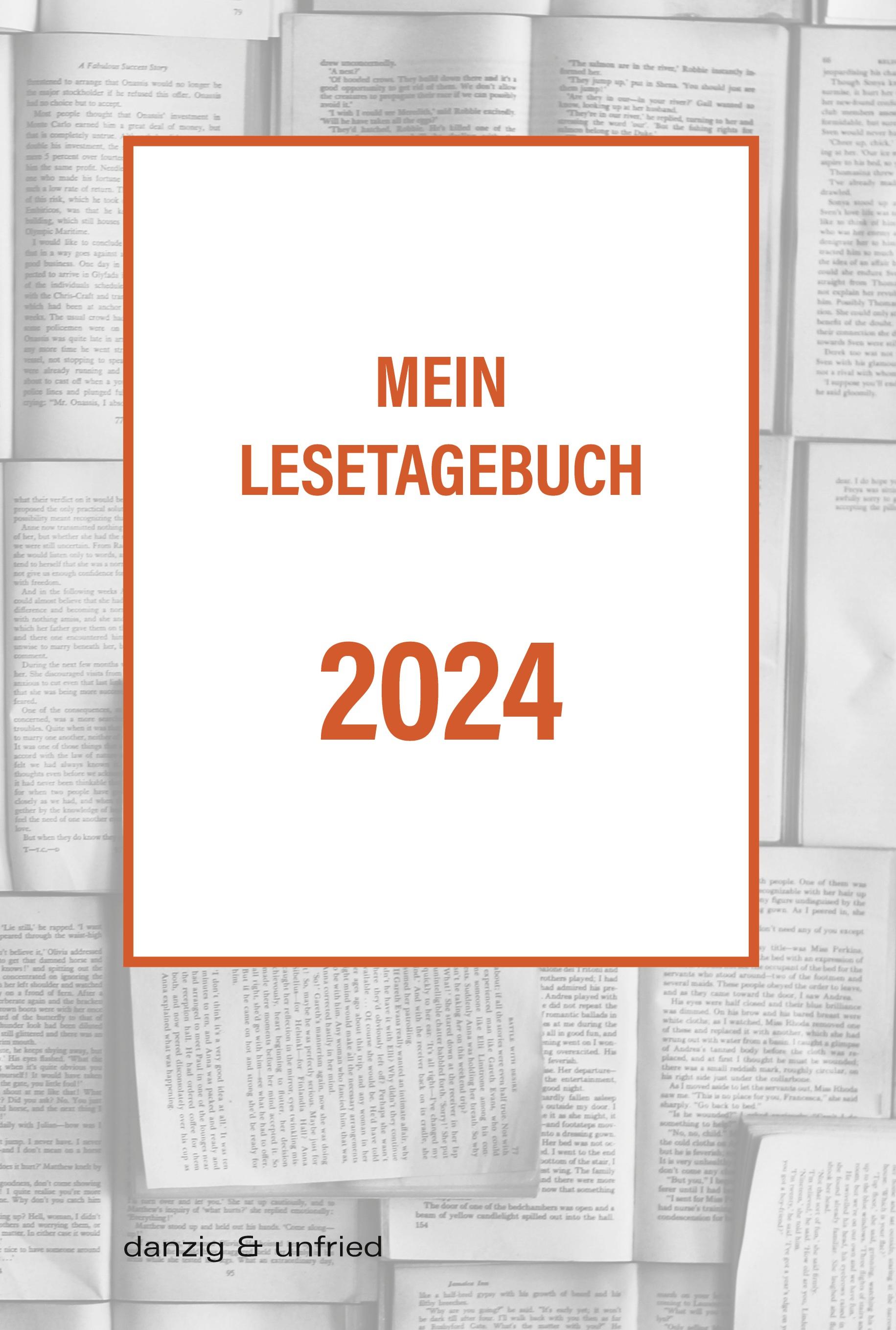 Vorderes Coverbild Mein Lesetagebuch 2024