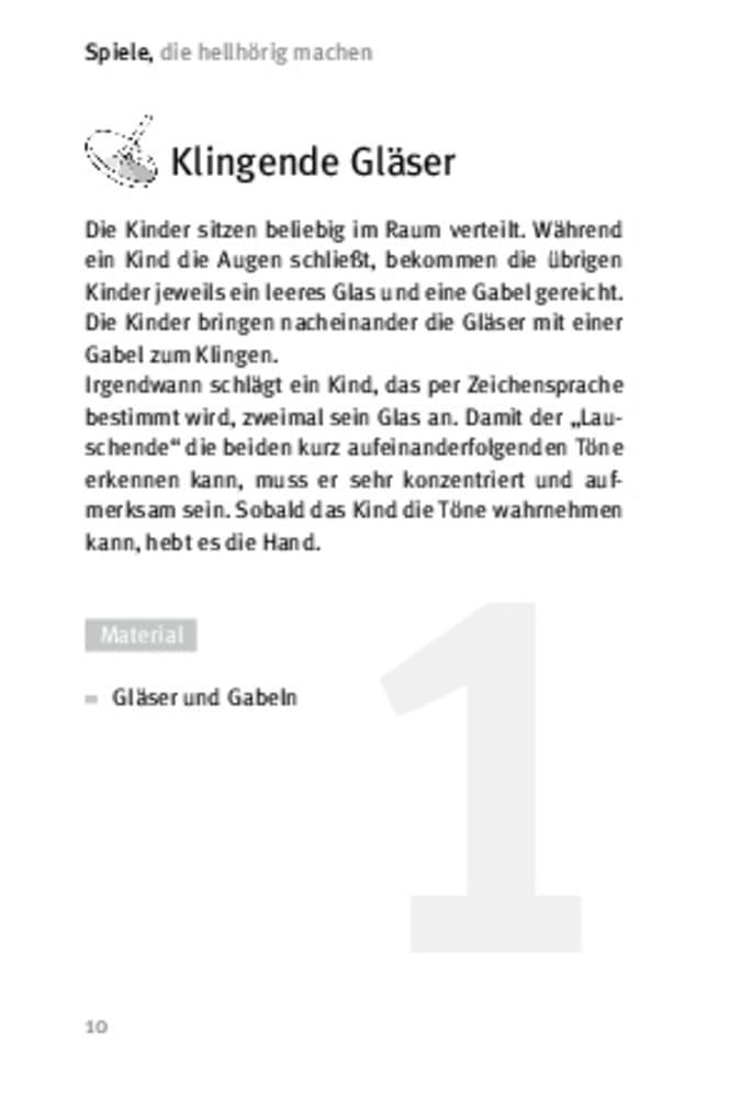 Beispielinhalt (Bild) Die 50 besten Wahrnehmungsspiele