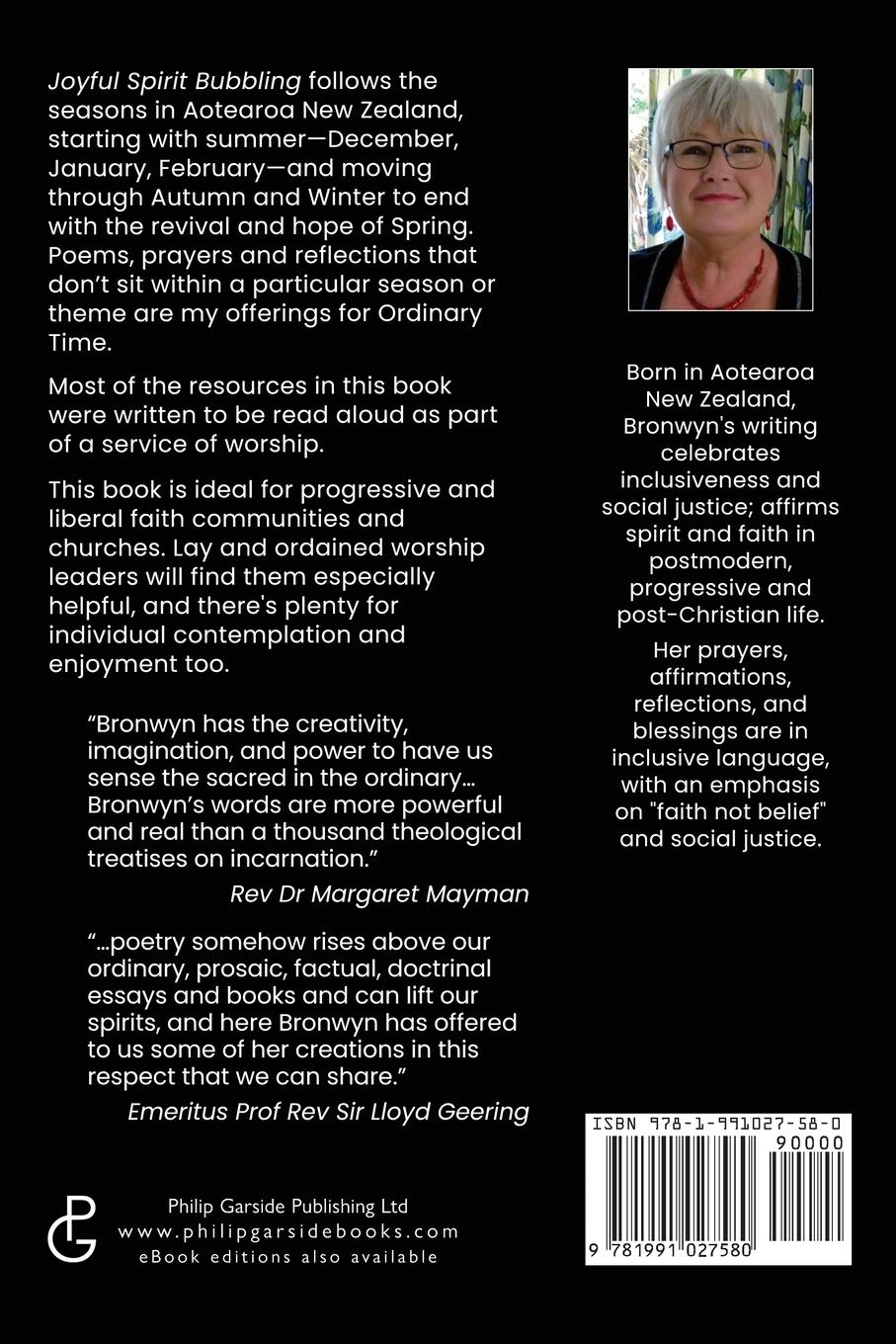 Rückseitencover Joyful Spirit Bubbling