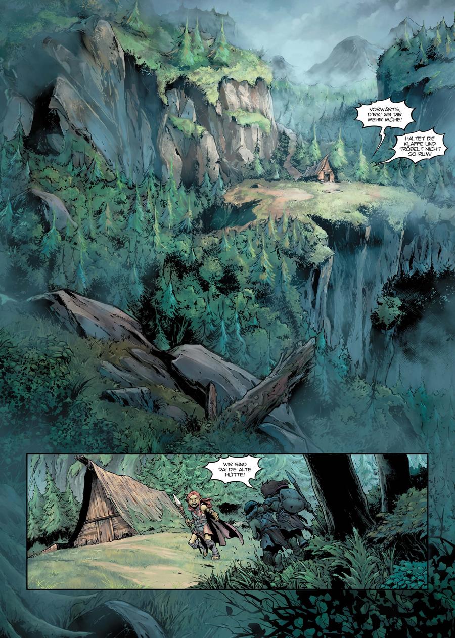 Beispielinhalt (Bild) Die Kriege von Arran. Band 2