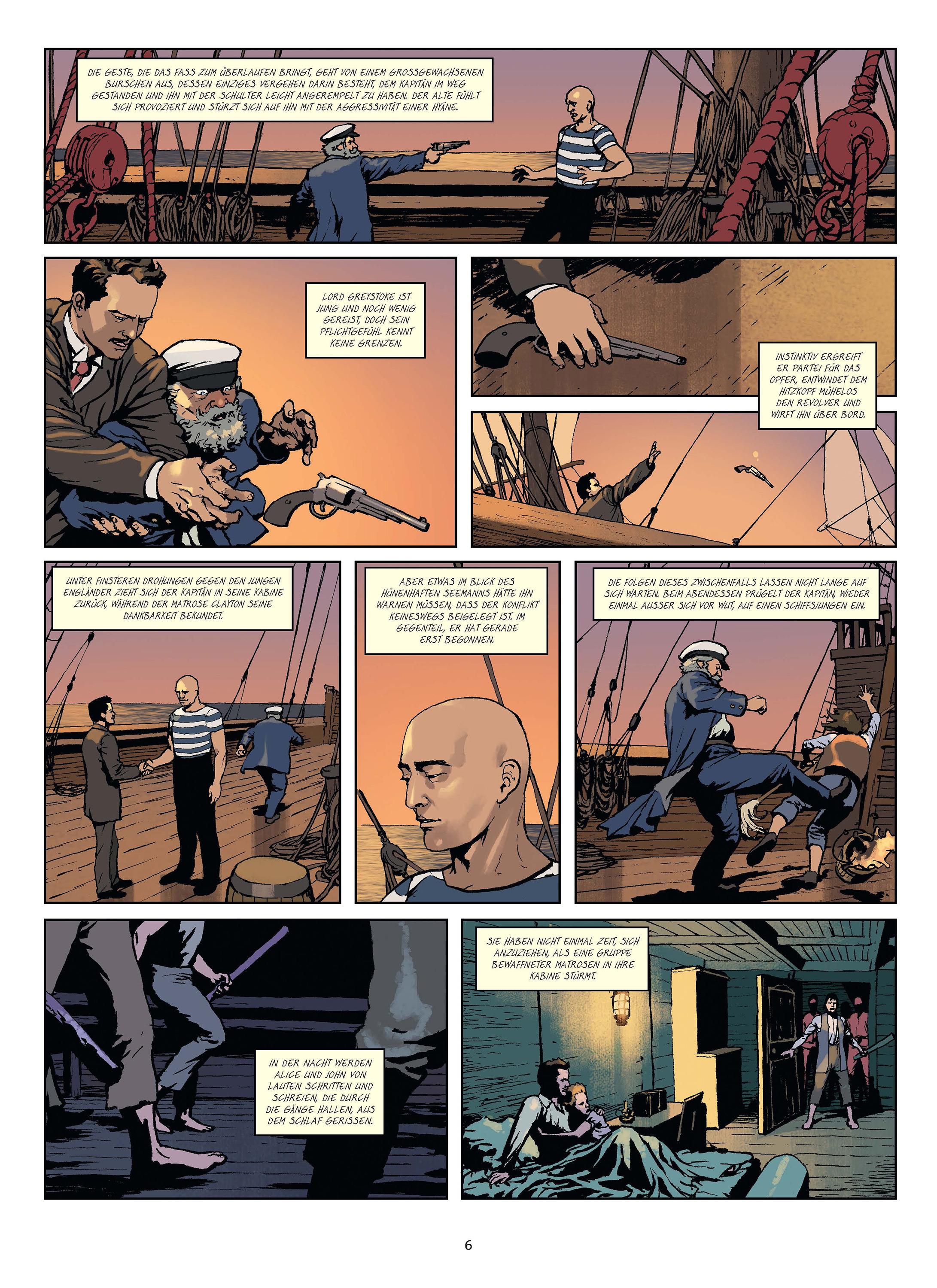 Beispielinhalt (Bild) Tarzan bei den Affen (Graphic Novel)