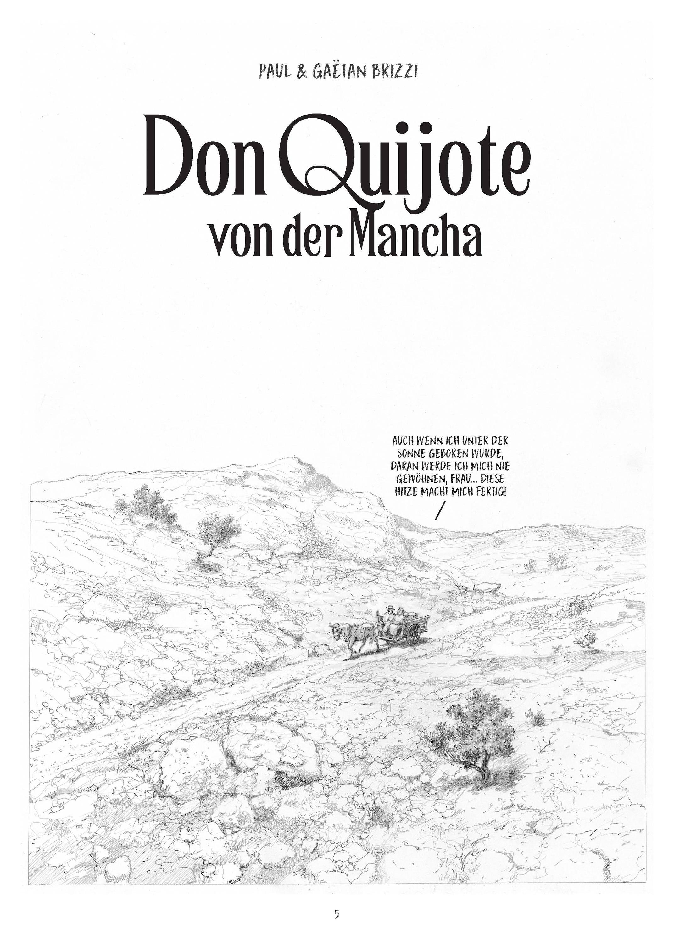Beispielinhalt (Bild) Don Quijote von der Mancha (Graphic Novel)