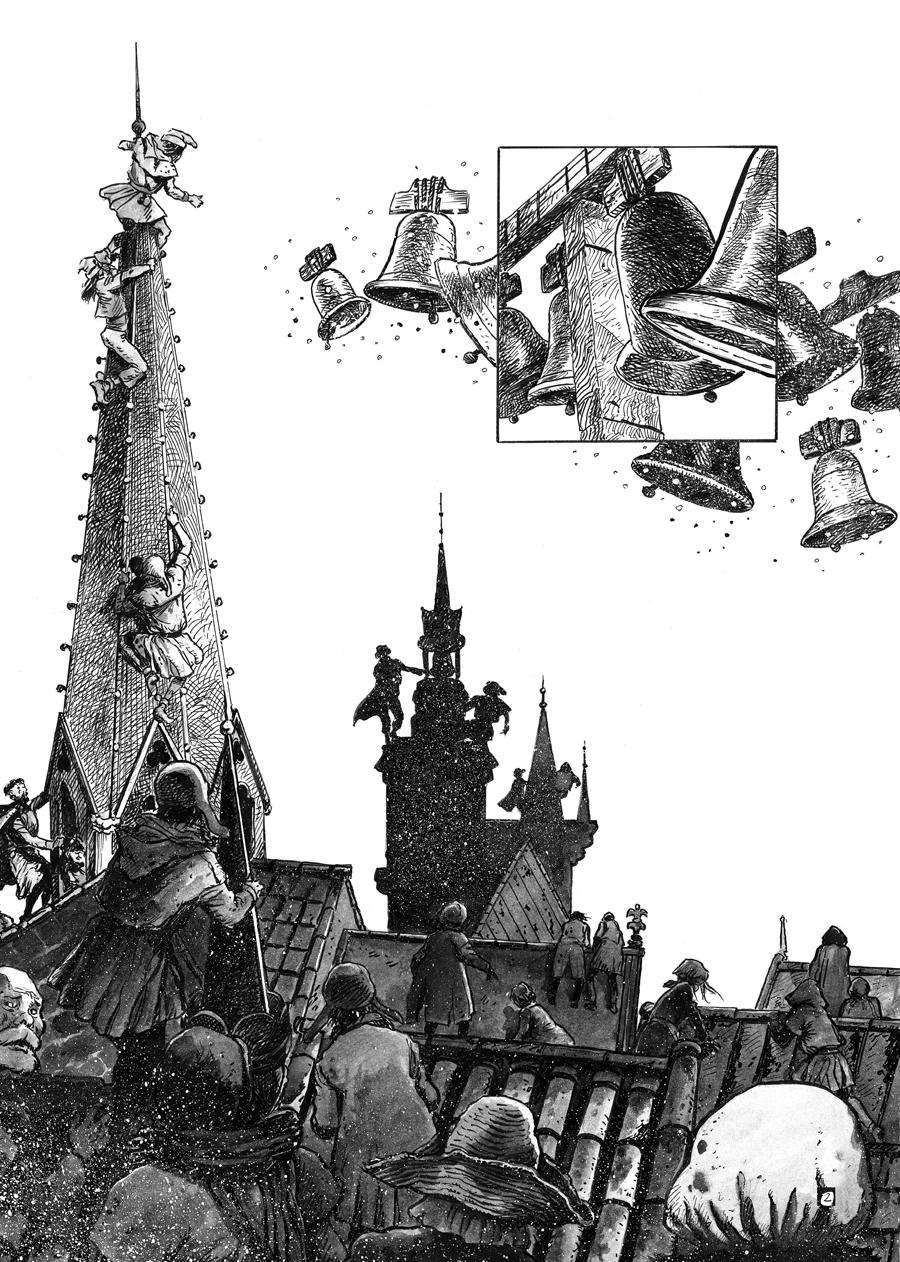Beispielinhalt (Bild) Der Glöckner von Notre-Dame (Graphic Novel)