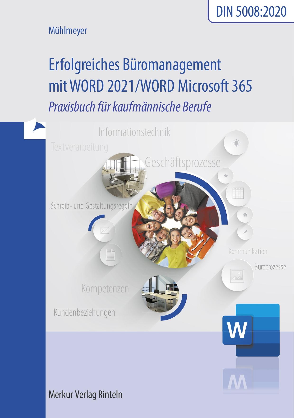 Vorderes Coverbild Erfolgreiches Büromanagement mit Word 2021 / Word Microsoft 365