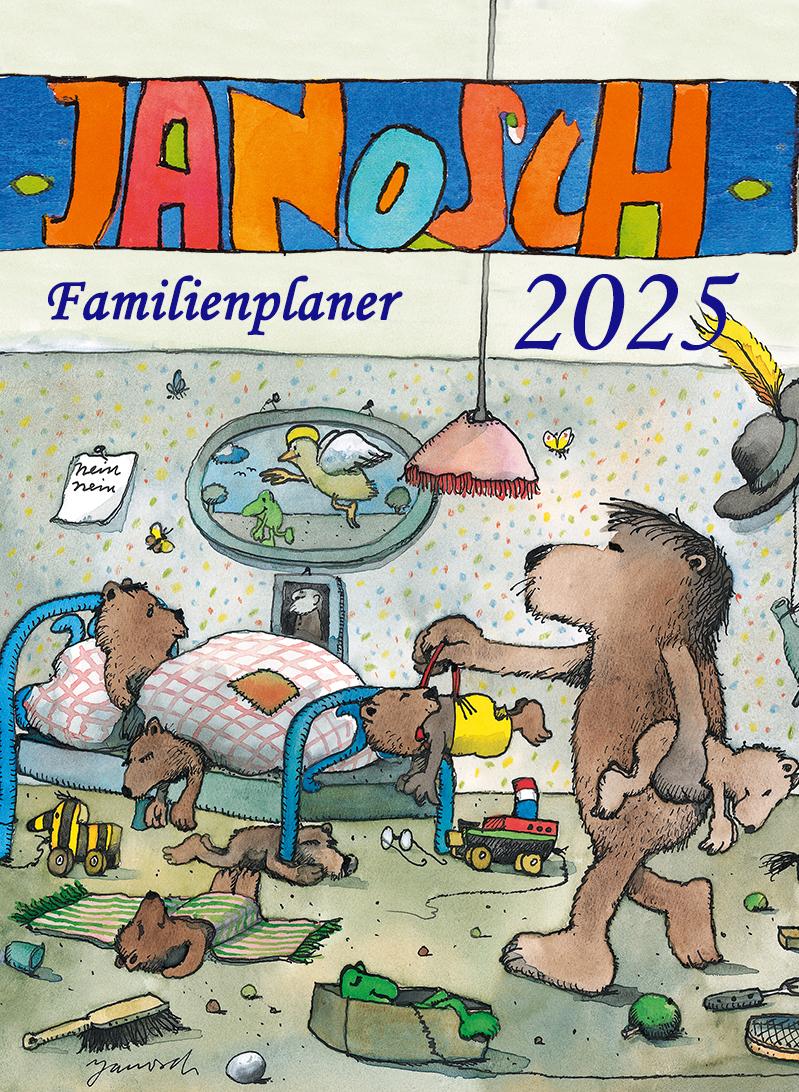 Vorderes Coverbild Janosch Familienplaner 2025
