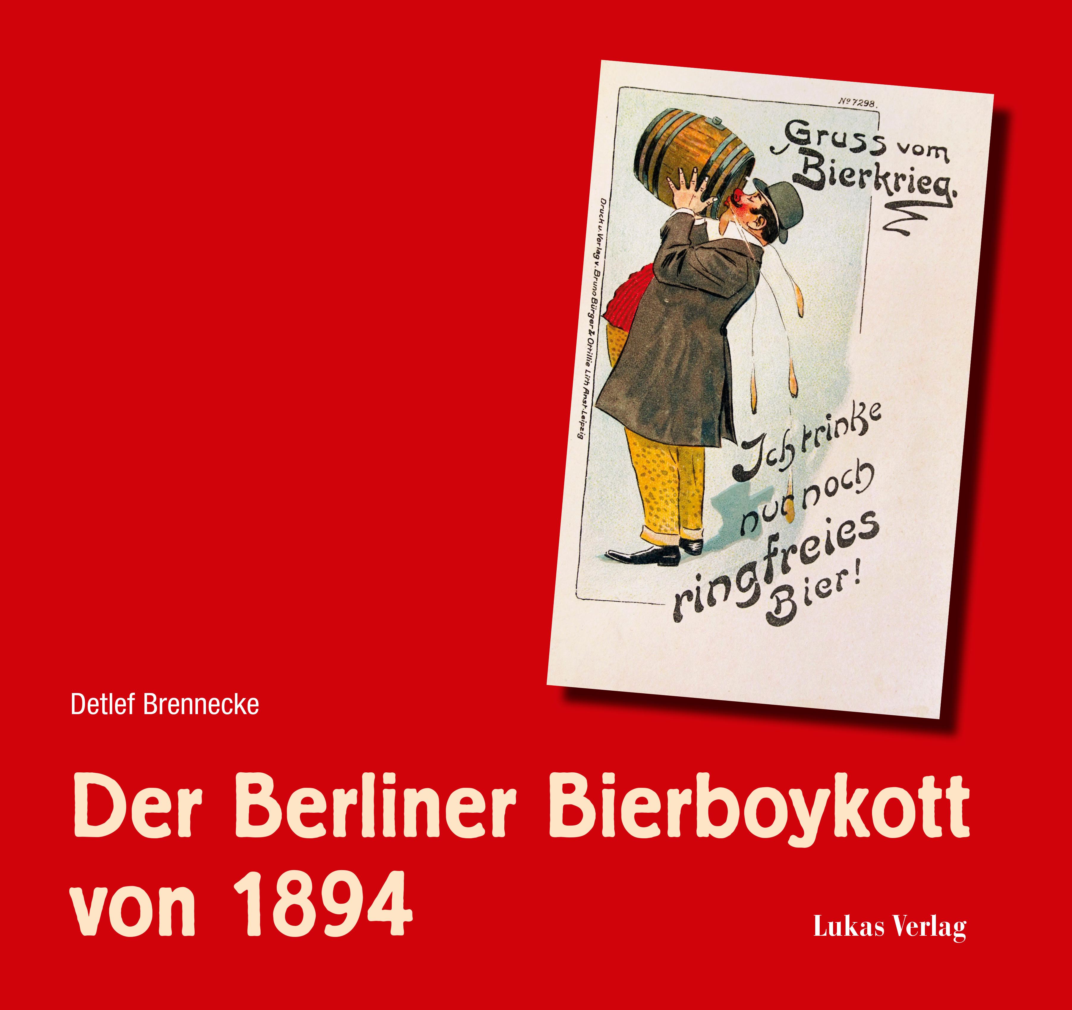 Vorderes Coverbild Der Berliner Bierboykott von 1894