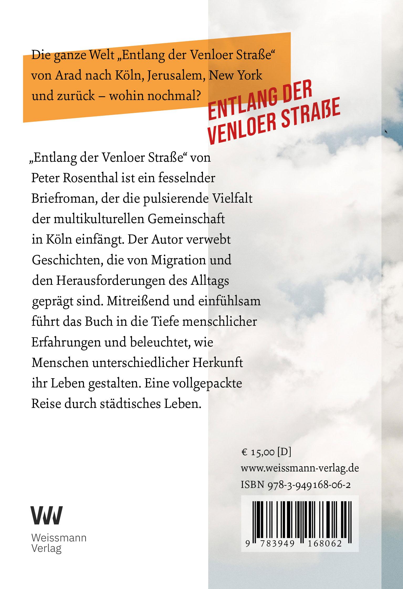 Rückseitencover Entlang der Venloer Straße