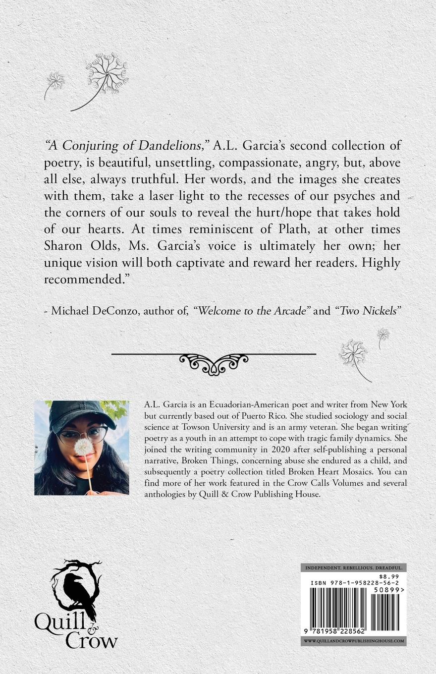 Rückseitencover A Conjuring of Dandelions