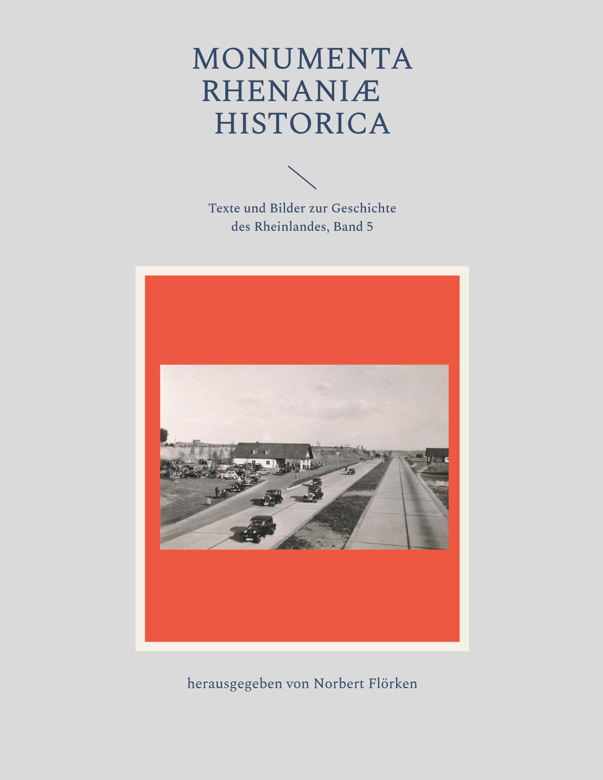 Vorderes Coverbild Monumenta Rhenaniae Historica