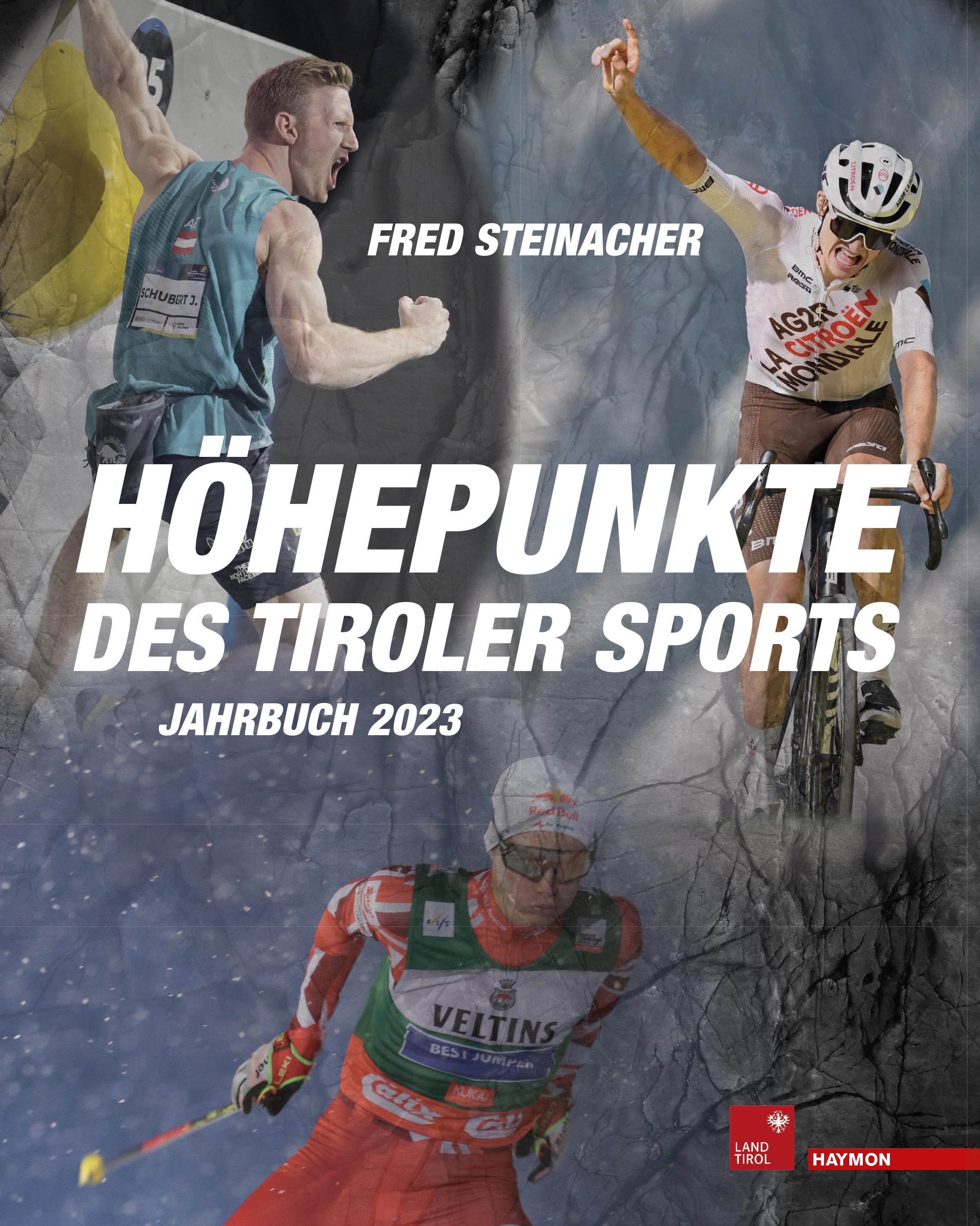 Vorderes Coverbild Höhepunkte des Tiroler Sports - Jahrbuch 2023