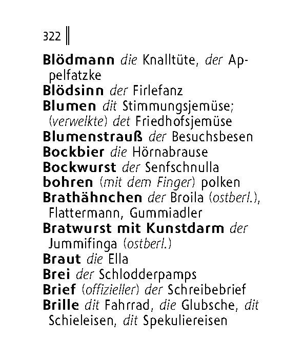 Beispielinhalt (Bild) Langenscheidt Lilliput Berlinerisch