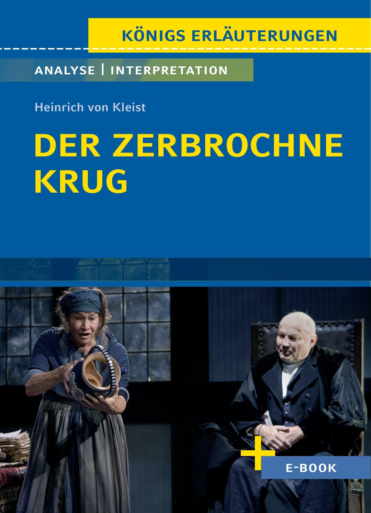 Vorderes Coverbild Der zerbrochne Krug von Heinrich von Kleist. - Textanalyse und Interpretation