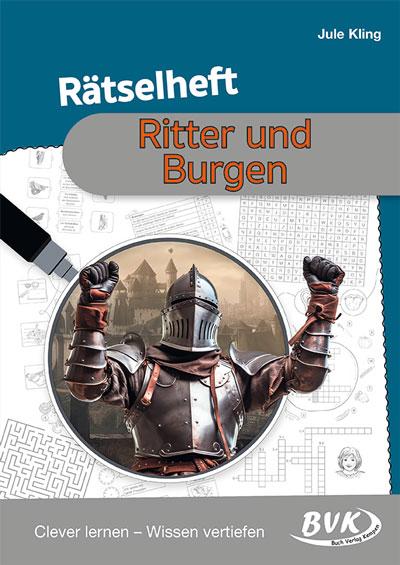 Vorderes Coverbild Rätselheft Ritter und Burgen