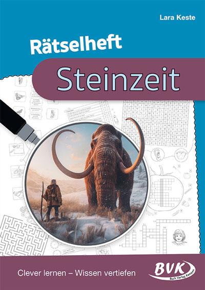 Vorderes Coverbild Rätselheft Steinzeit