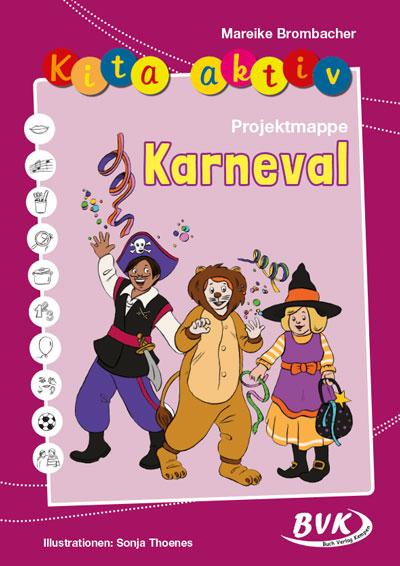 Vorderes Coverbild Kita aktiv Projektmappe Karneval