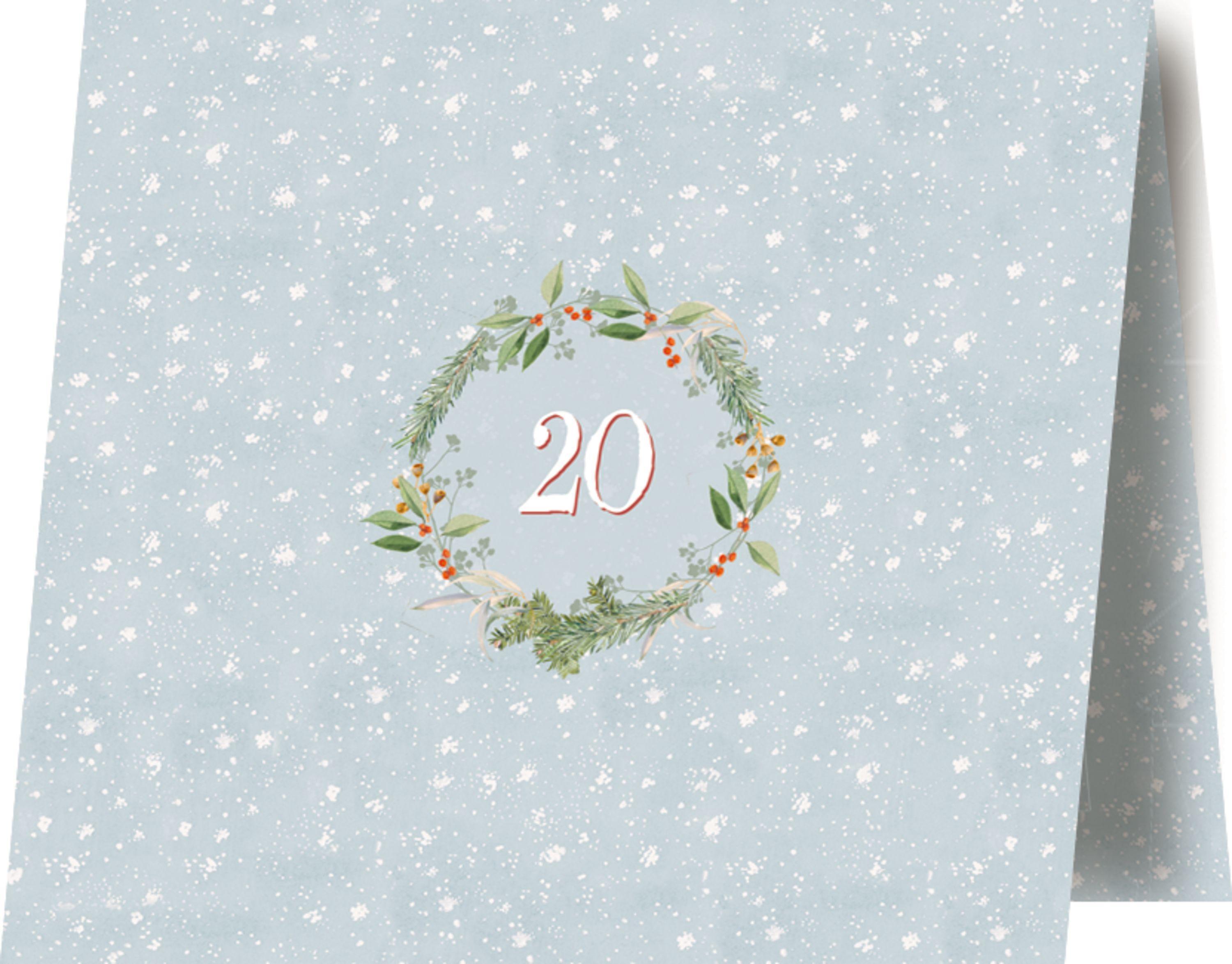 Beispielinhalt (Bild) Coffee-Table-Adventskalender - Zauberhafte Weihnachtszeit