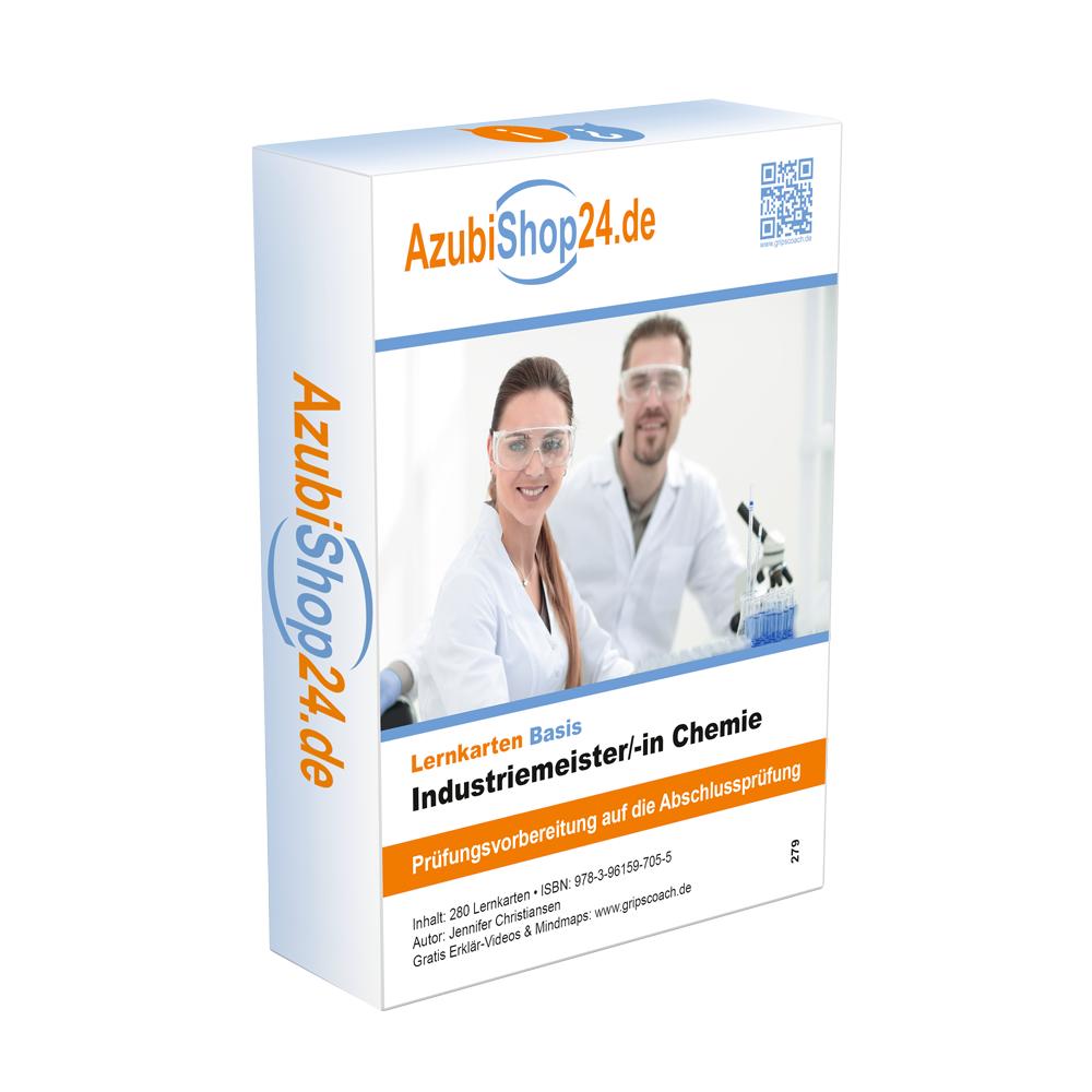 Vorderes Coverbild Lernkarten Industriemeister Chemie