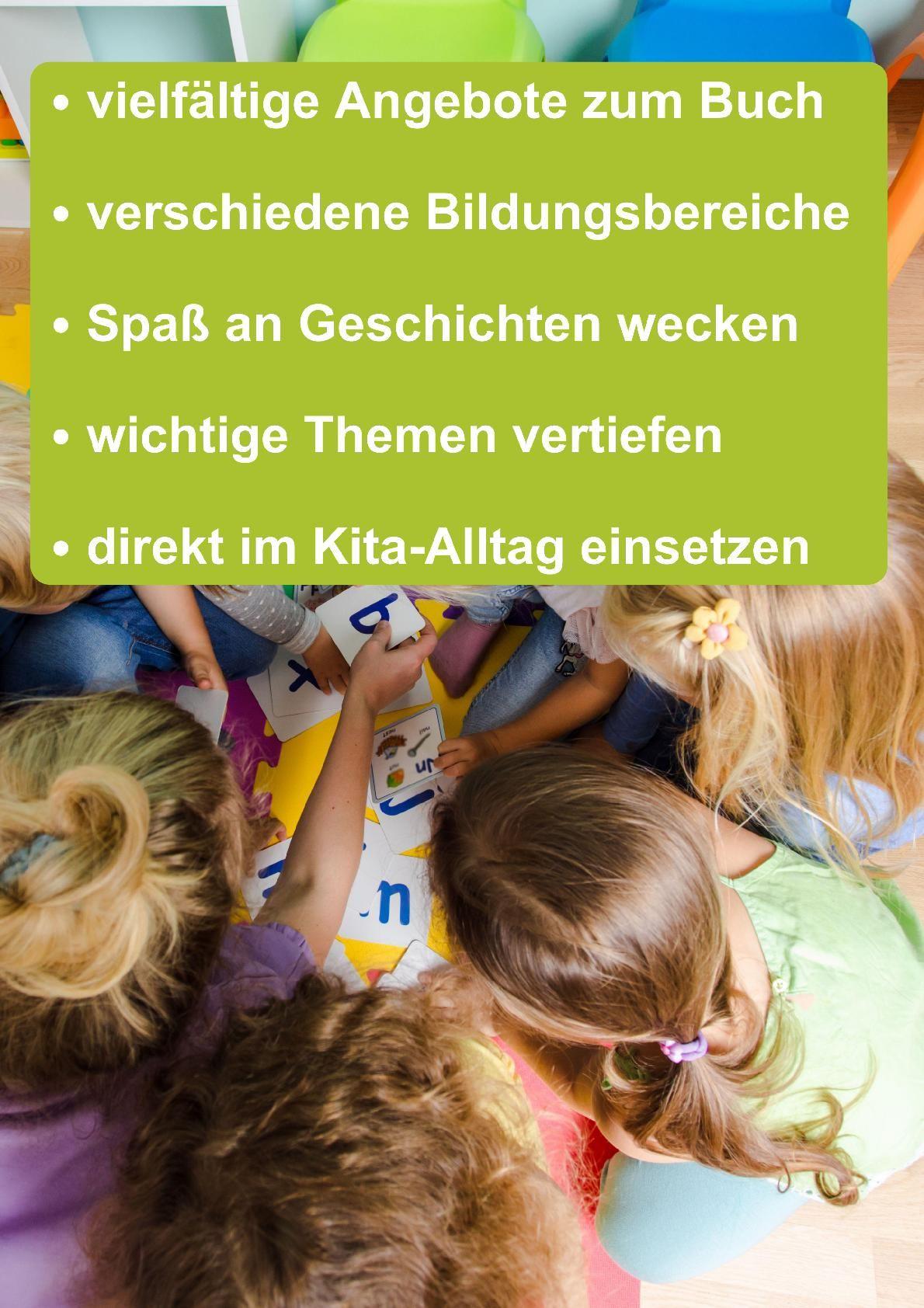 Beispielinhalt (Bild) Literacy-Projekt zum Kinderbuch Zwei für mich, einer für dich