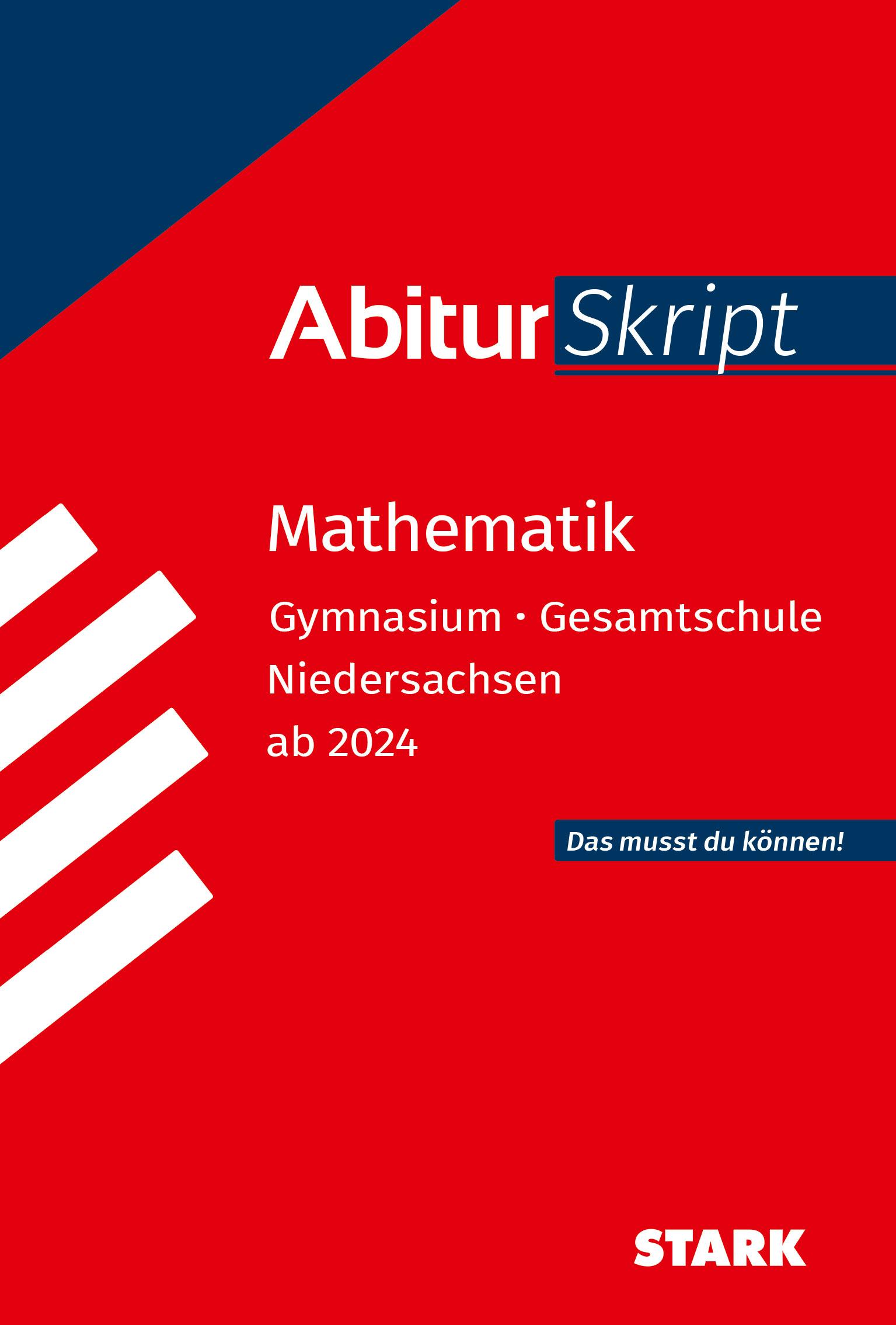 Vorderes Coverbild STARK Mathematik - AbiturSkript Niedersachsen