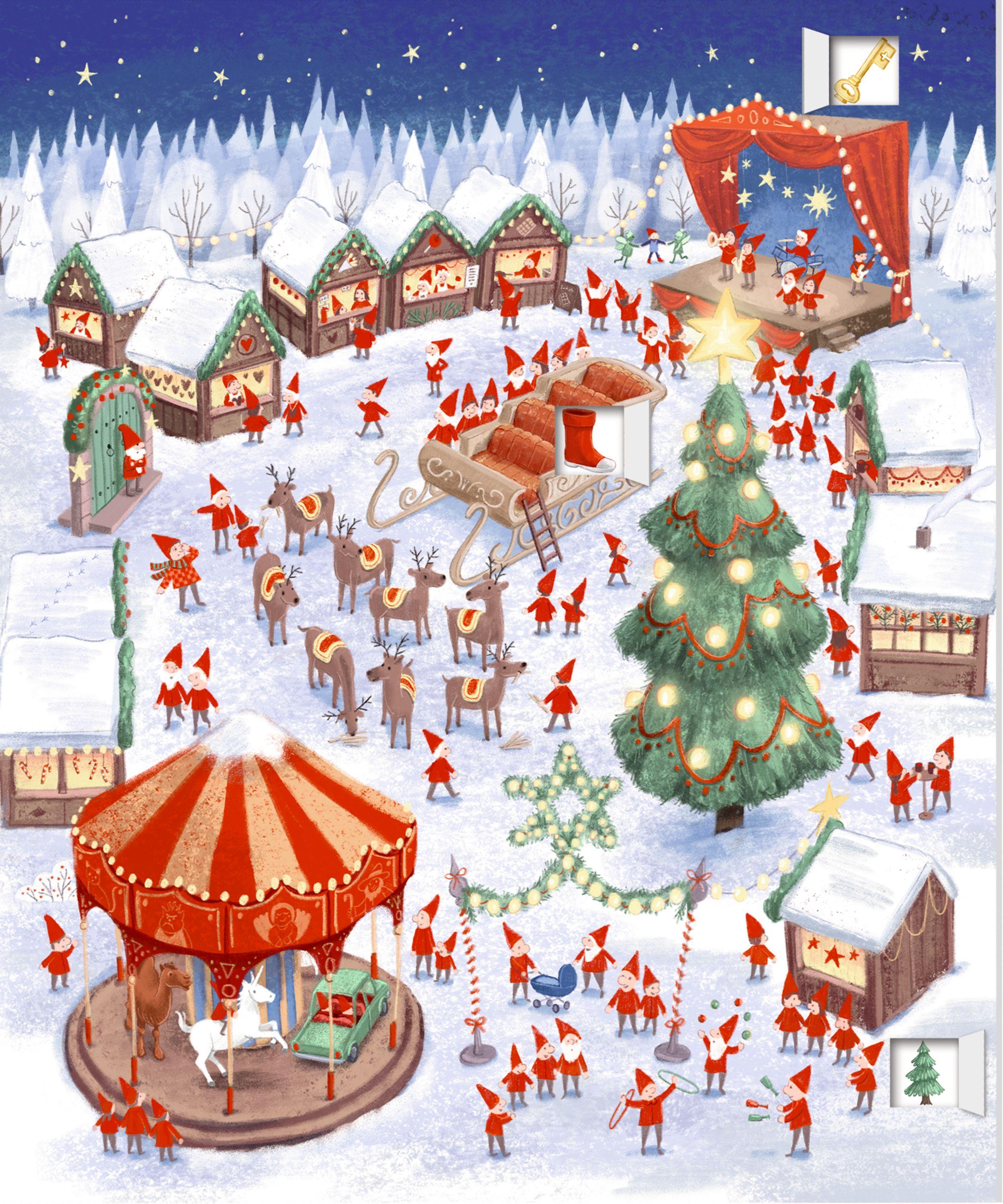 Beispielinhalt (Bild) Im verwunschenen Weihnachtswald