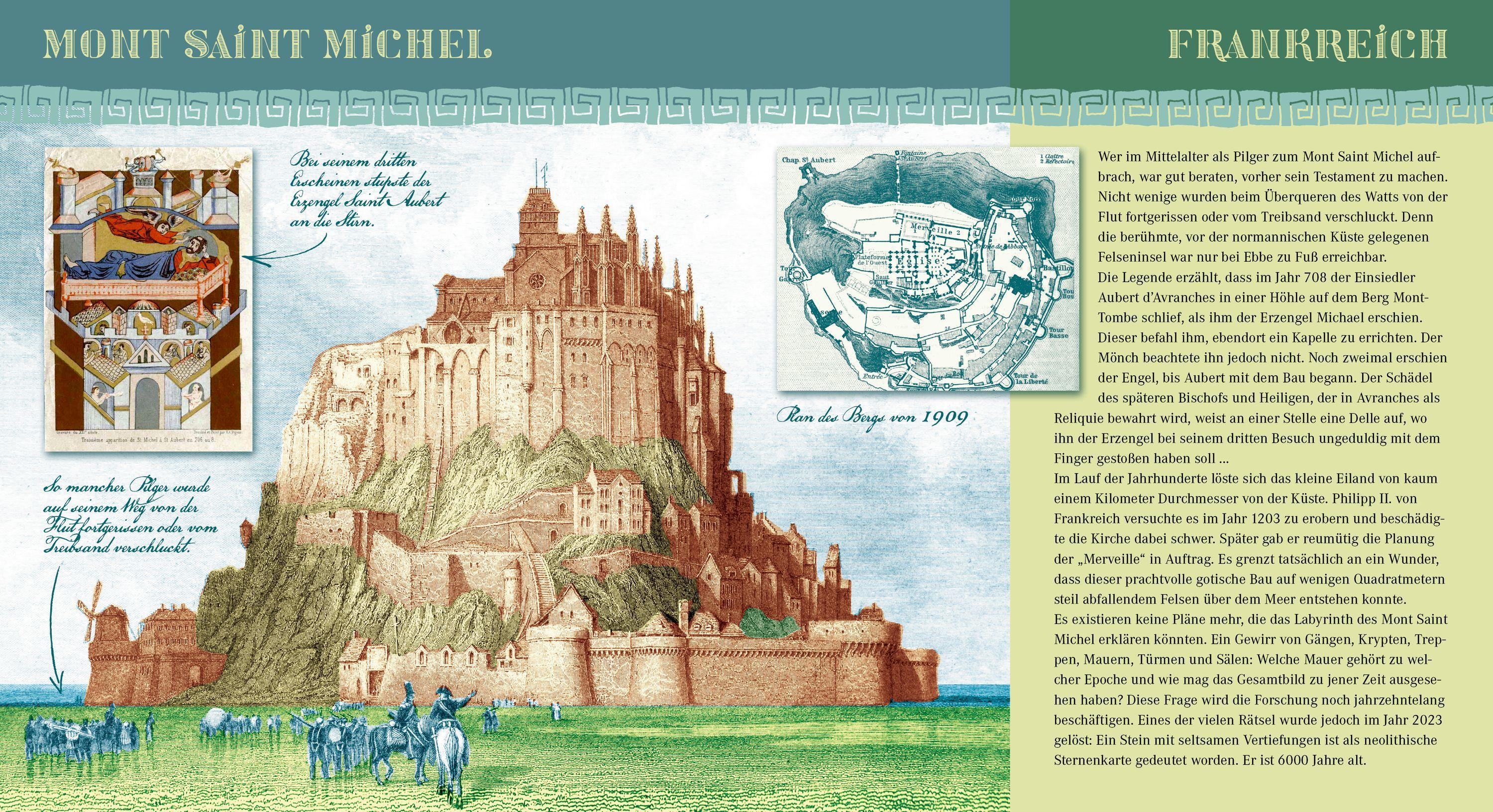 Beispielinhalt (Bild) Adventskalenderbuch zum Aufschneiden - 24 SAGENhafte Orte