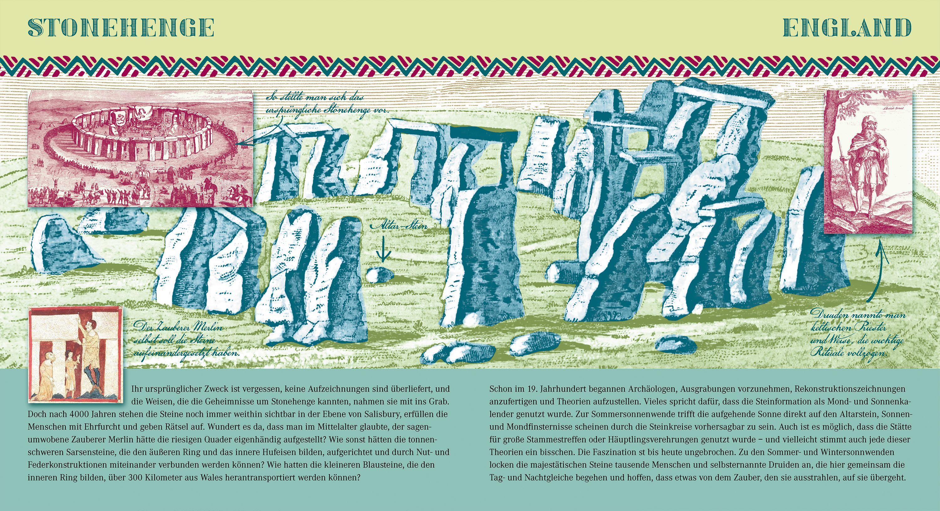 Beispielinhalt (Bild) Adventskalenderbuch zum Aufschneiden - 24 SAGENhafte Orte