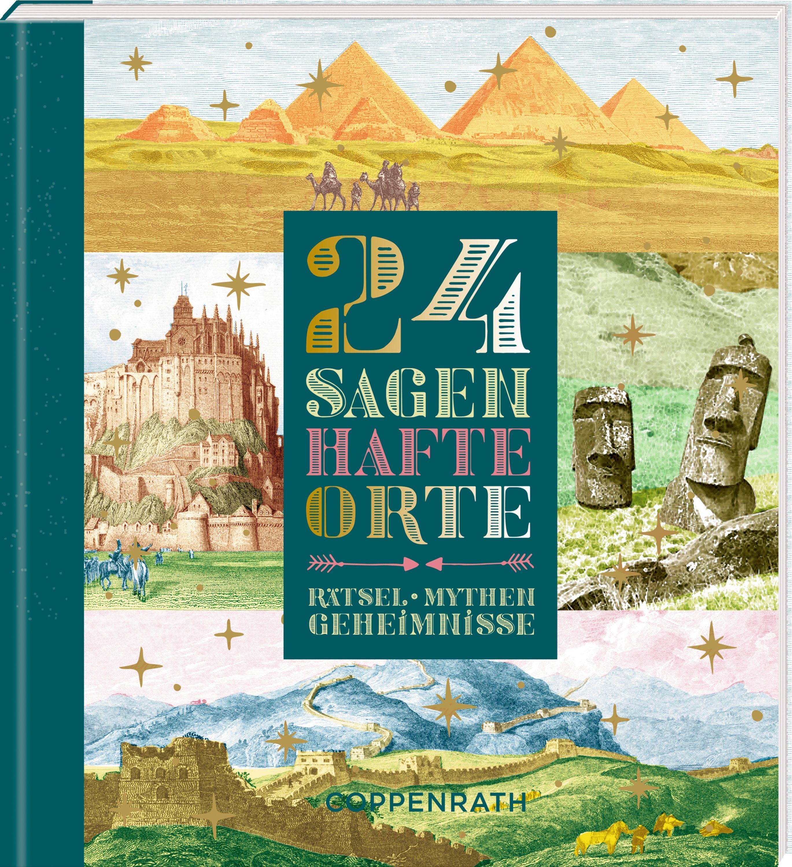 Vorderes Coverbild Adventskalenderbuch zum Aufschneiden - 24 SAGENhafte Orte