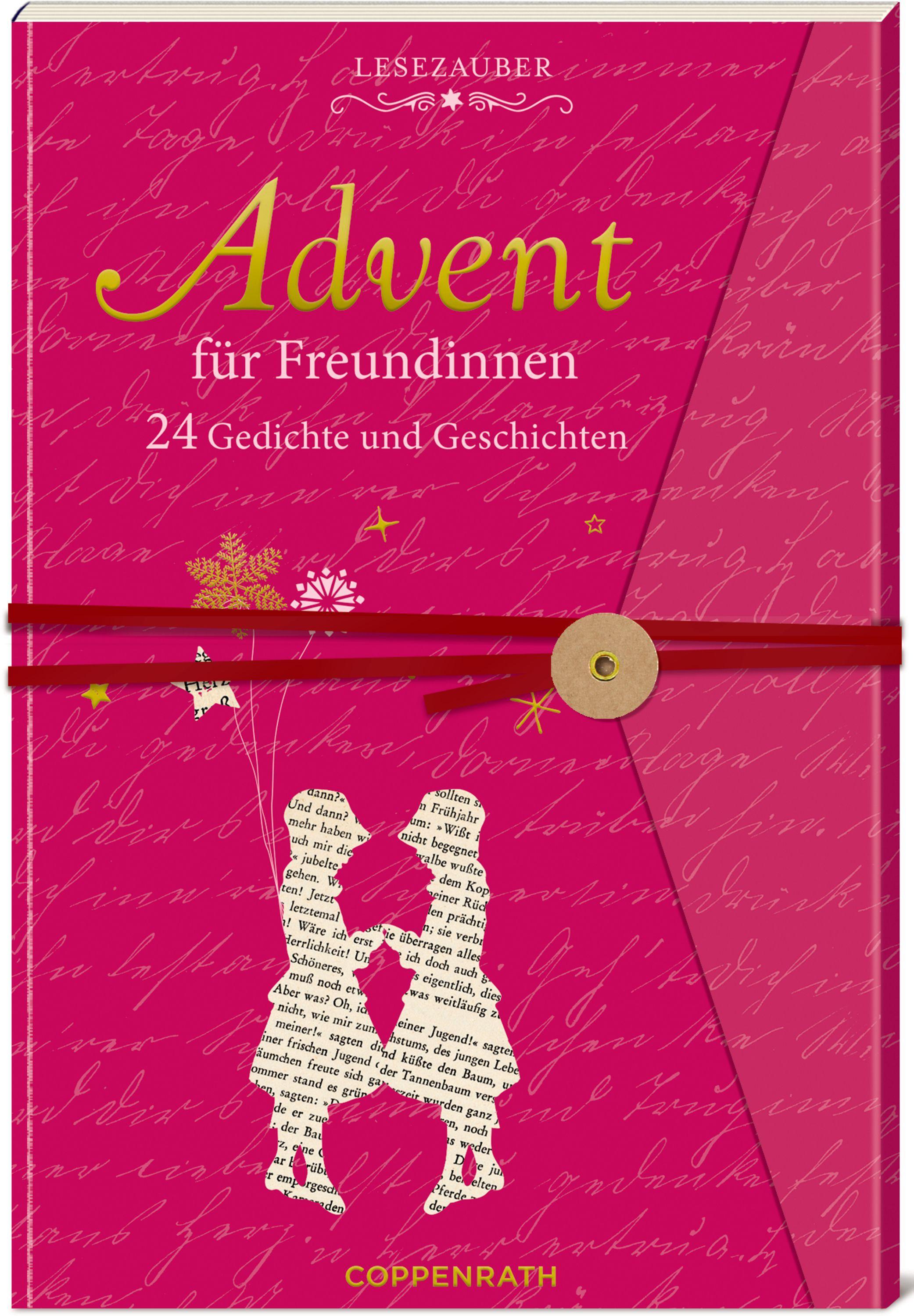 Vorderes Coverbild Brief-Adventskalenderbuch - Advent für Freundinnen